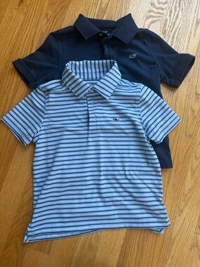 2 Vineyard Vines Boys Polos- size 5